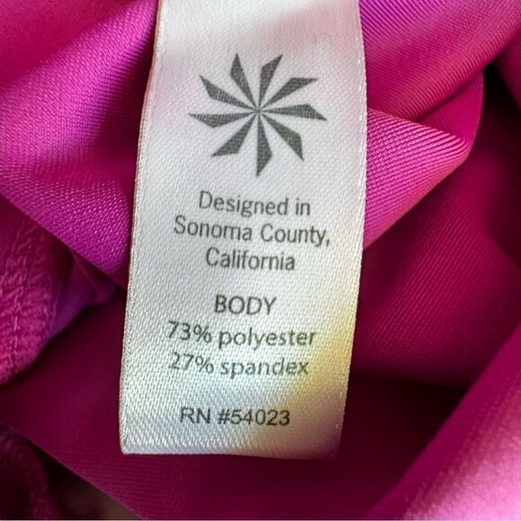 Athleta Workout Pink Legging High Waist Yoga Exercise Walking Cropped Pant SZ XS - Picture 9 of 11